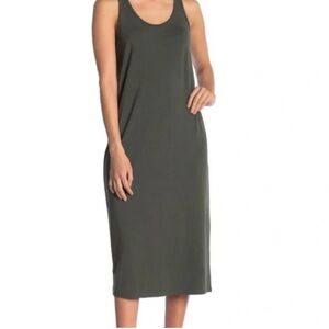 Anthropology-Philosophy Olive Green Tank Dress